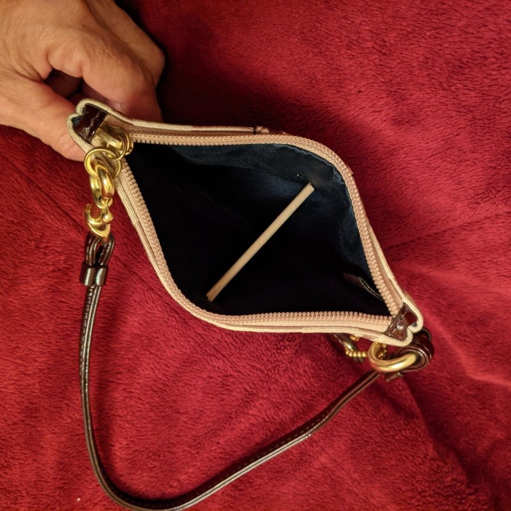 Coach Collette Signature Python Wristlet - Picture 4 of 4